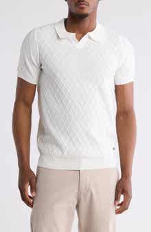 T.R. PREMIUM Short Sleeve Slim Fit Polo Sweater