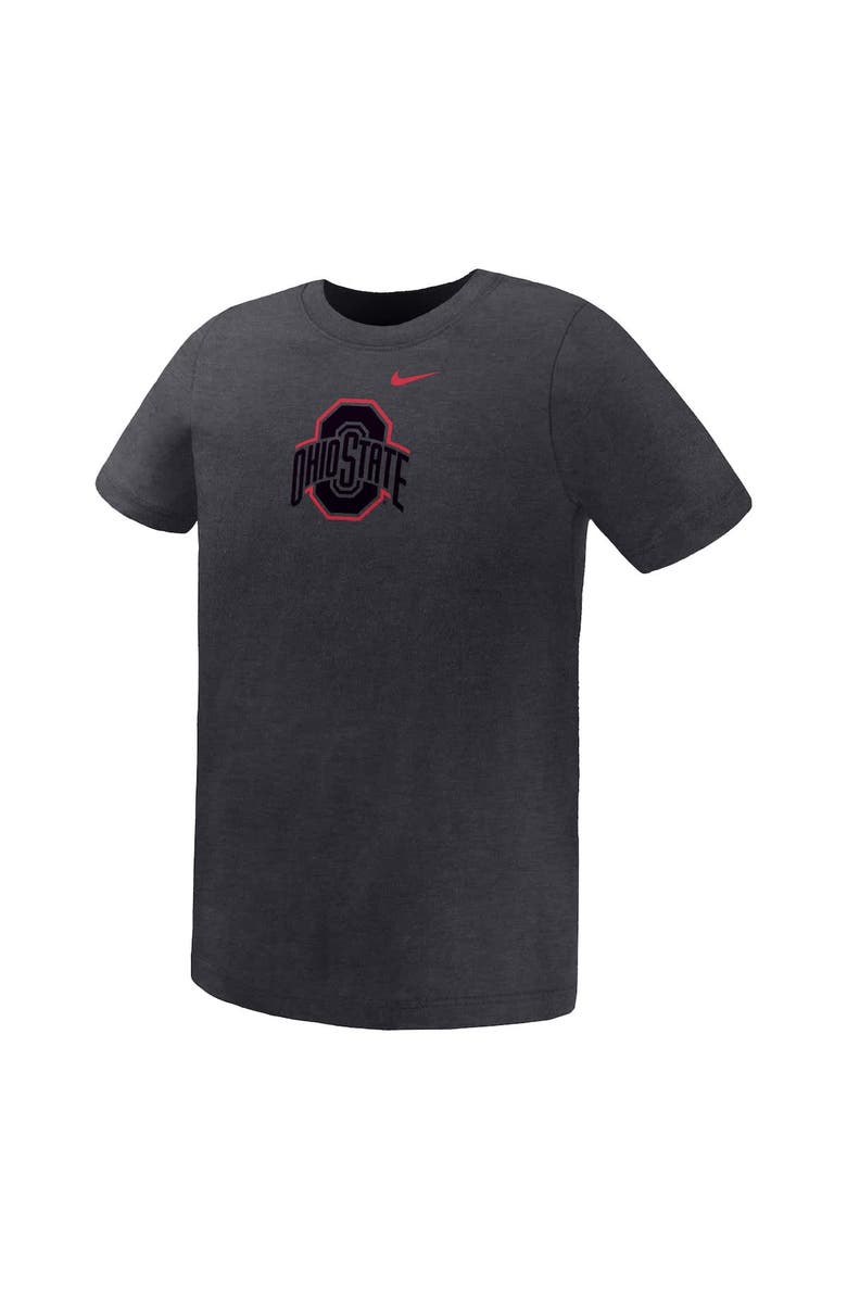 Nike Preschool Nike Charcoal Ohio State Buckeyes Legend Color Pop Performance T-Shirt, Main, color, Charcoal