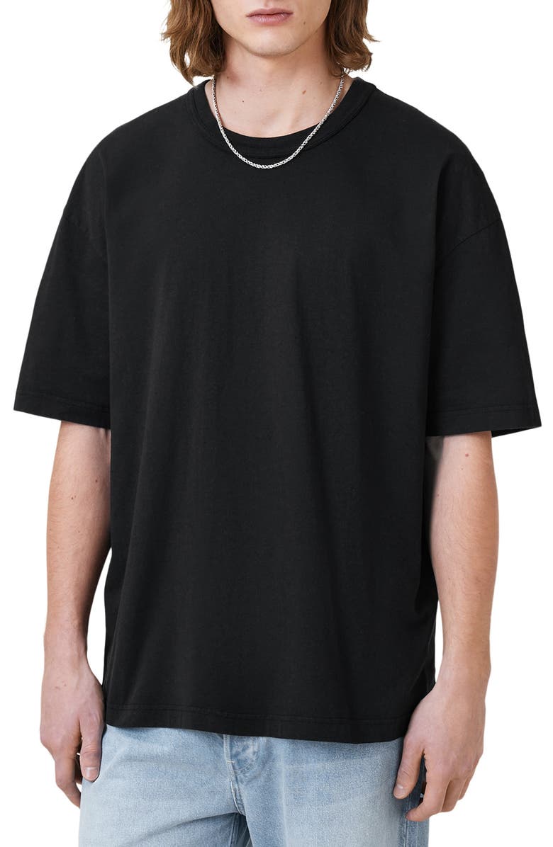 AllSaints Sonny Short Sleeve Crewneck Cotton T-Shirt, Main, color, 