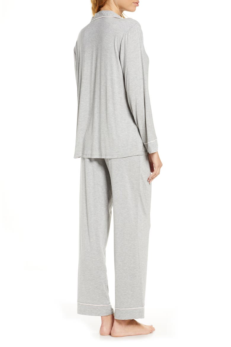 Gisele Long Pajamas, Alternate, color, HEATHER GREY SORBET