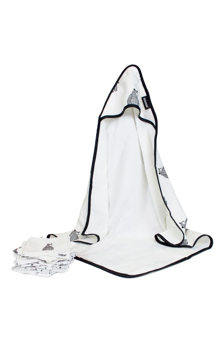 Dono & Dono Hooded Towel & Muslin Cloth Set, Alternate, color, 