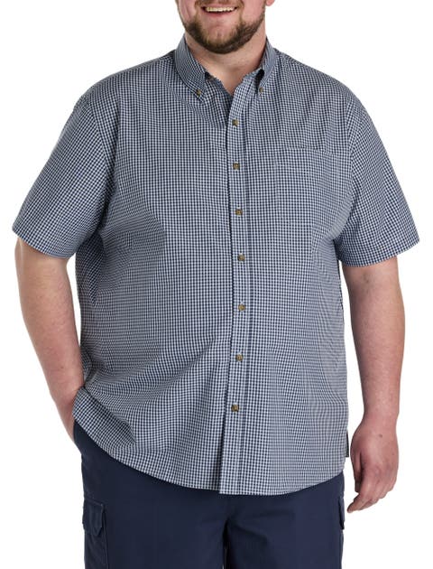 Big & Tall Easy-Care Check Sport Shirt