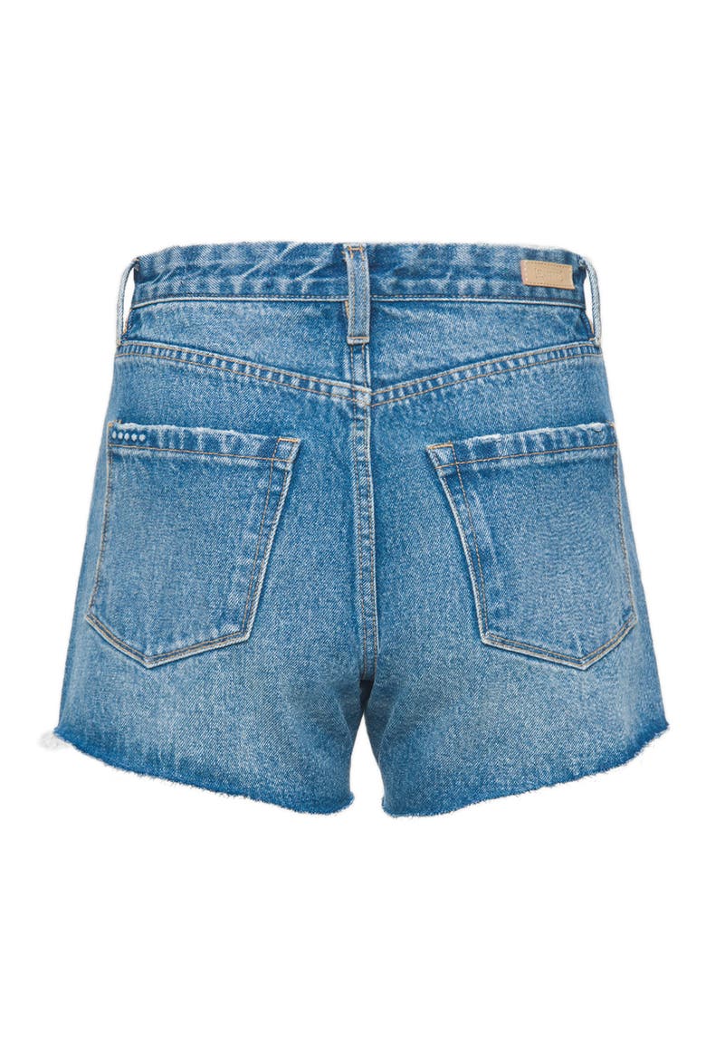 Denim Mom Shorts, Alternate, color, GOOD VIBRATIONS