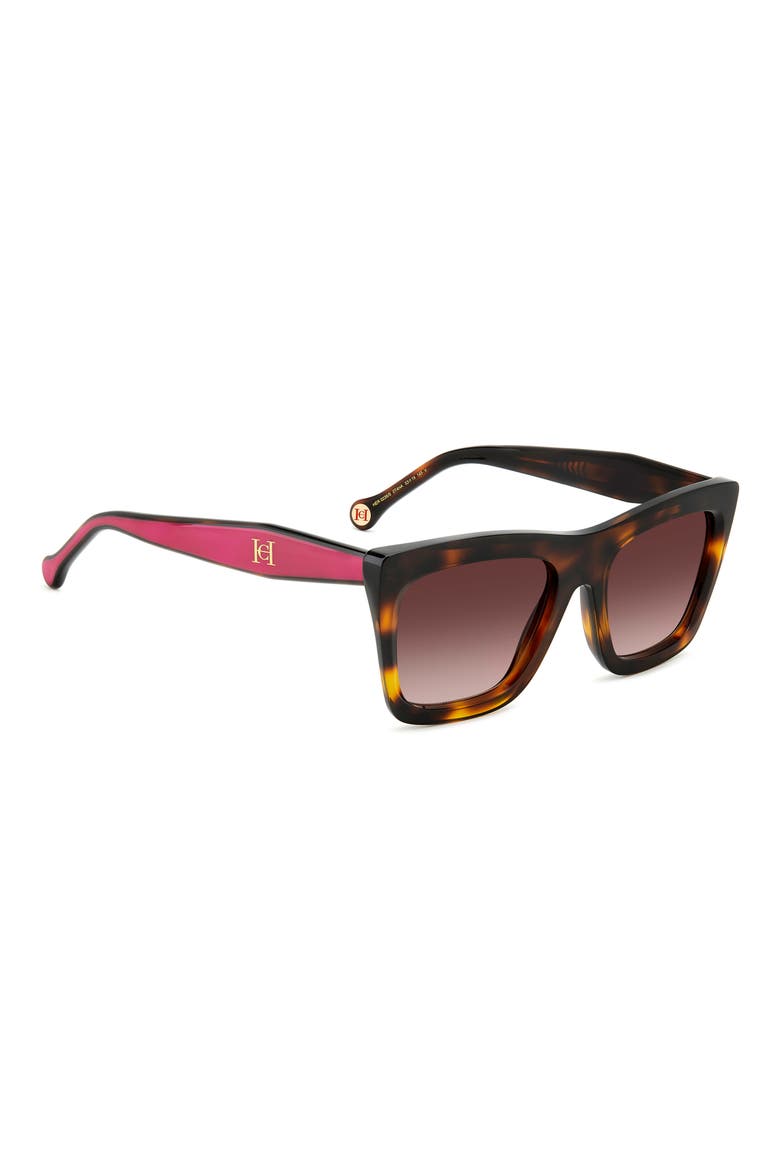 53mm Gradient Square Sunglasses, Alternate, color, 00T4-HA