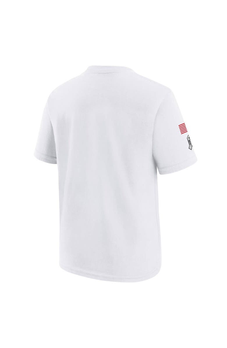 Nike Youth Nike White Jacksonville Jaguars 2024 Salute To Service T-Shirt, Alternate, color, 