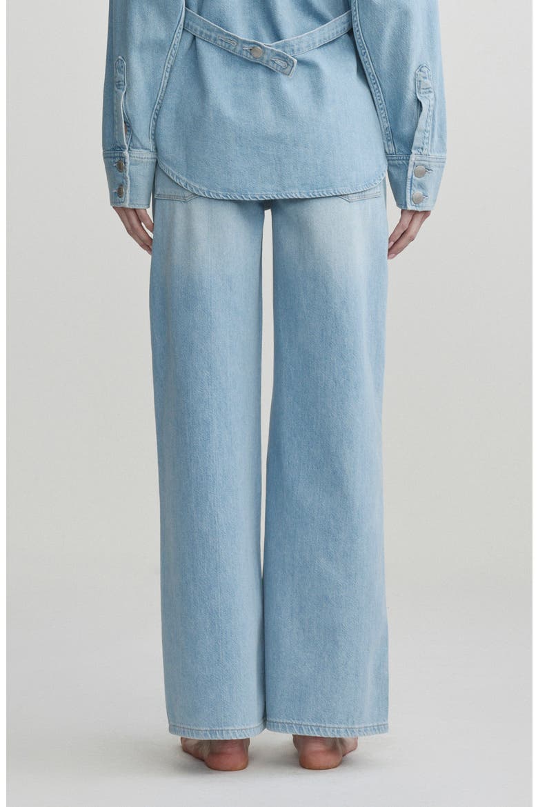 Maternity Hepburn High Waist Wide Leg Jeans, Alternate, color, BEACHFRONT AURA
