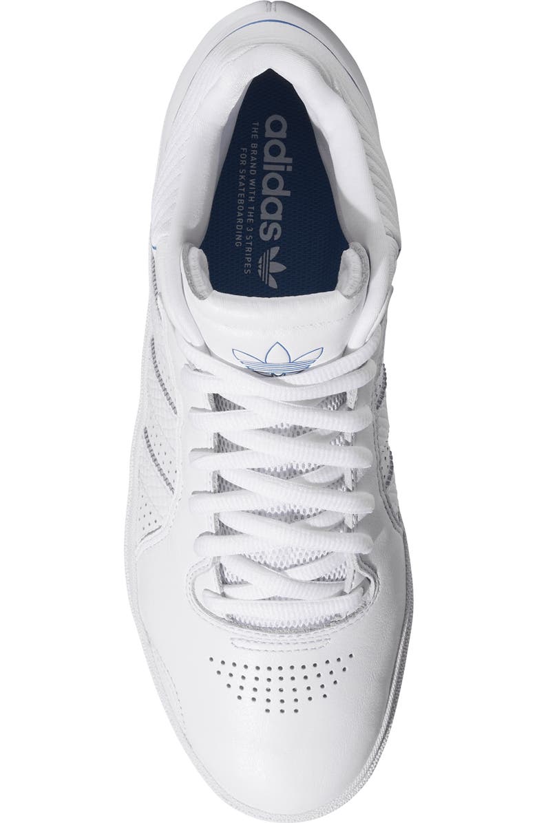 adidas Tyshawn Skateboarding Sneaker, Alternate, color, White/ Bluebird/ Gold