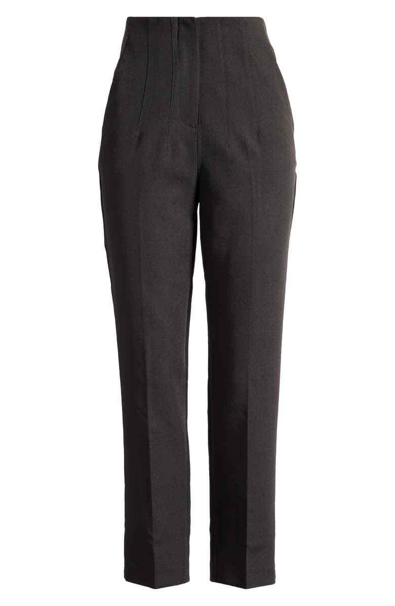 Miss Selfridge High Waist Cigarette Pants, Alternate, color,