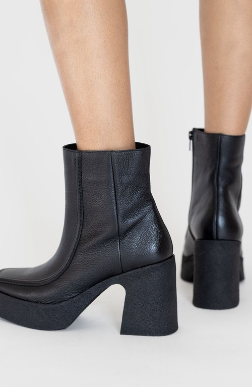 Stivali New York Agathe Platform Ankle Boots In Black