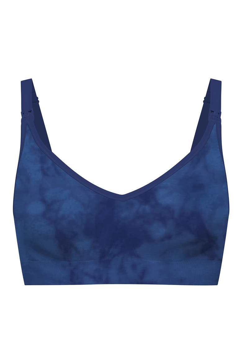 Body Silk Seamless Maternity/Nursing Bra, Alternate, color, INDIGO WASH