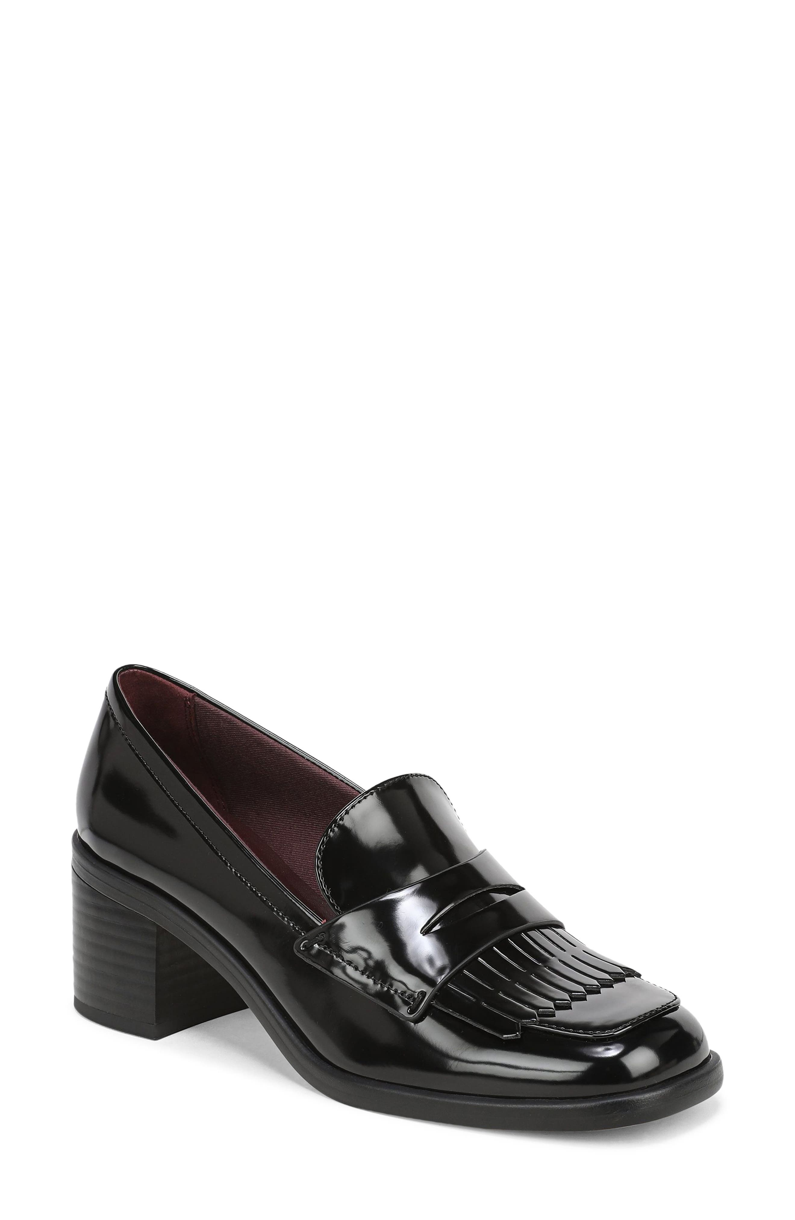 Franco Sarto Elian Kiltie Loafer Pump, Main, color, Black