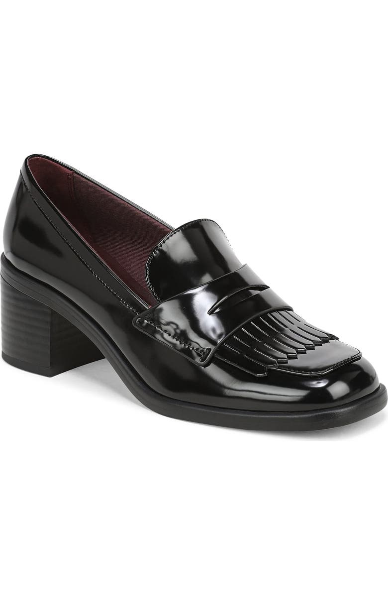 Franco Sarto Elian Kiltie Loafer Pump, Main, color, Black