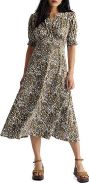 Seasalt Cornwall Fenil Floral Midi Dress