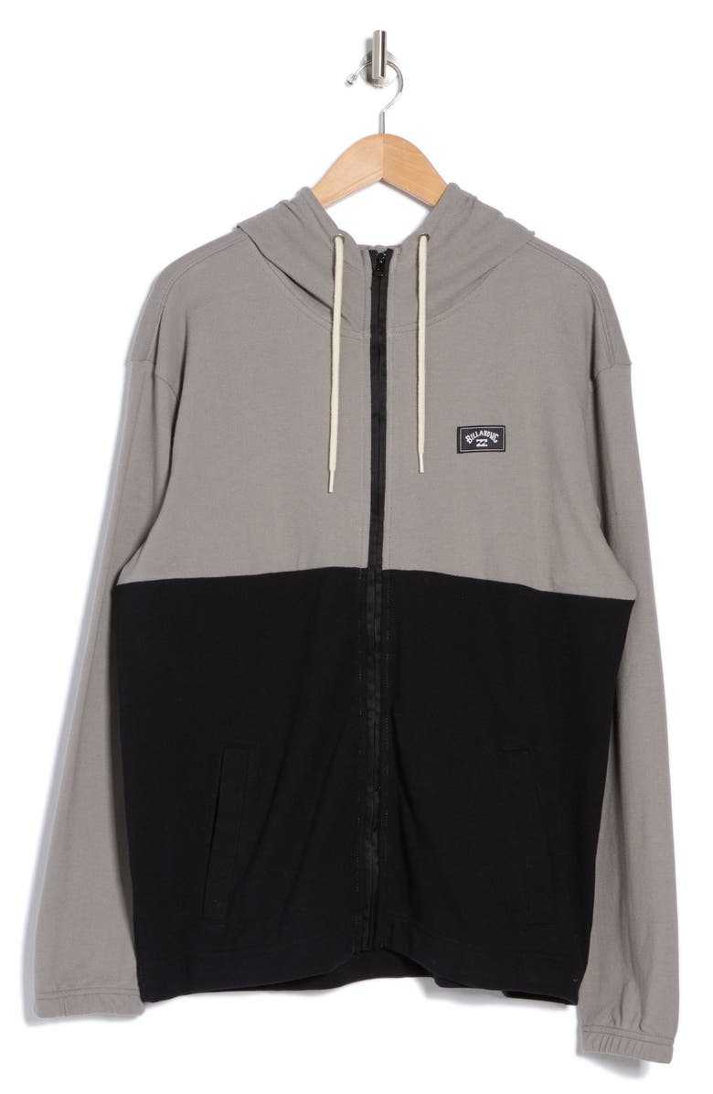 Billabong Abner Colorblock Full Zip Hoodie, Alternate, color, 