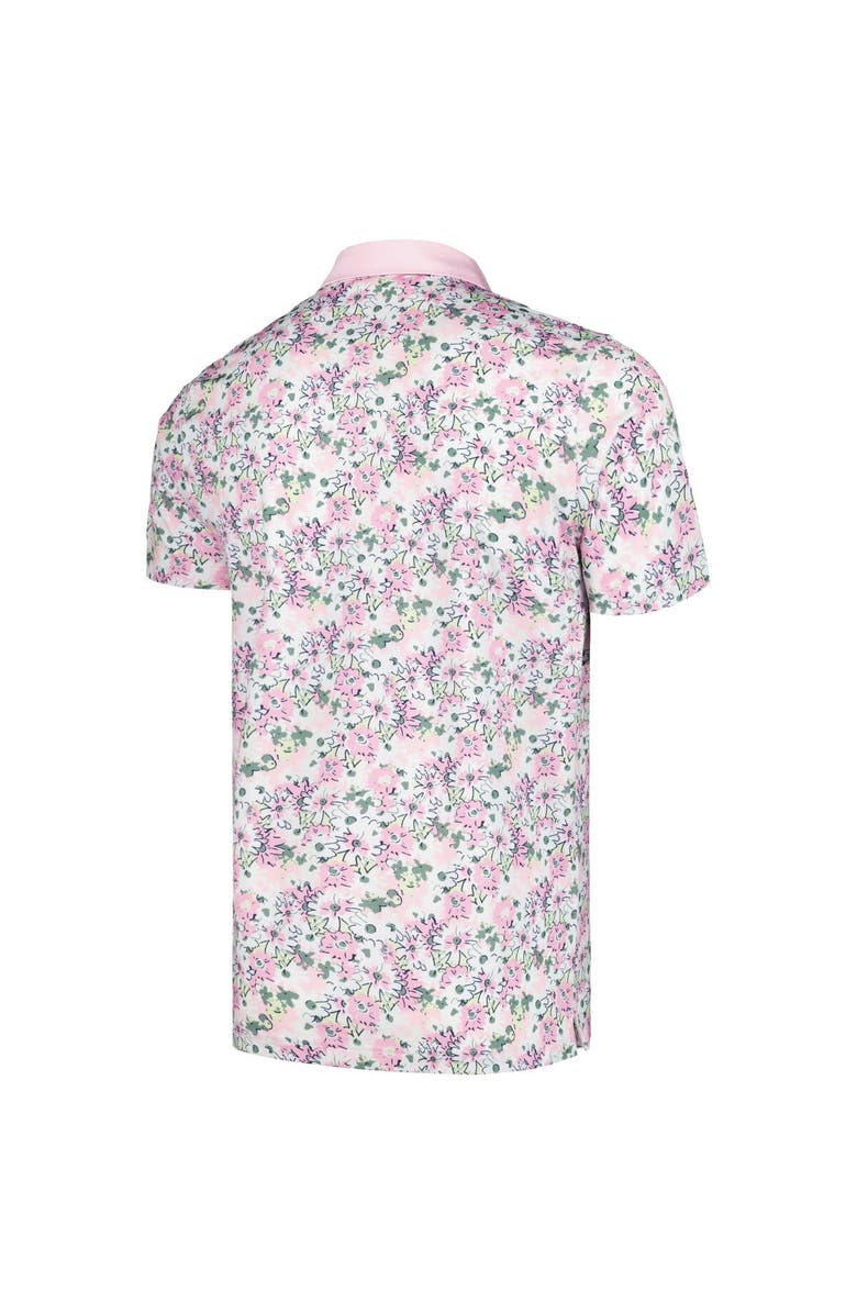 PUMA Men's Puma Pink Arnold Palmer Invitational Floral MATTR Polo, Alternate, color,