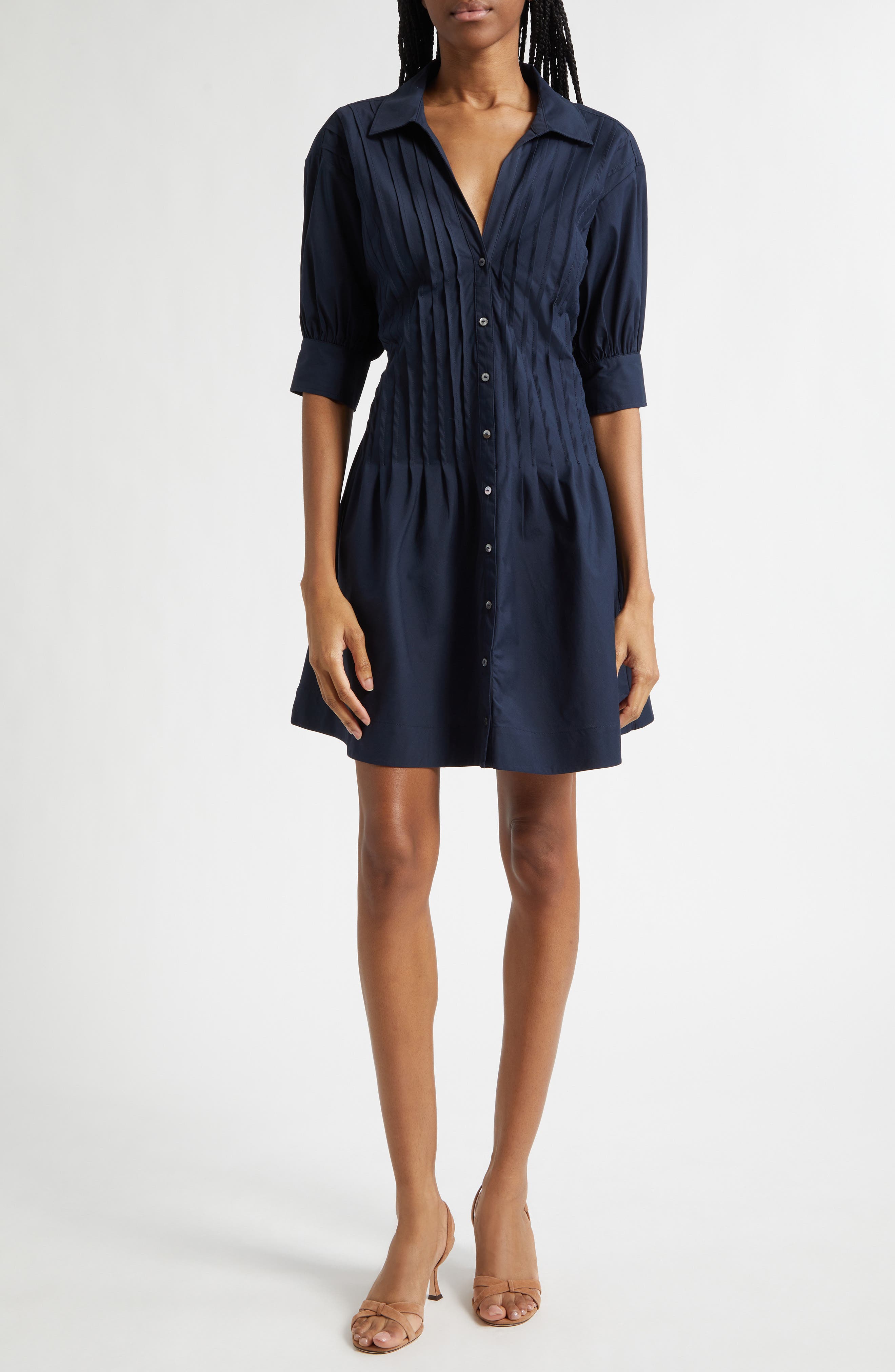 Monty Pleated Minidress