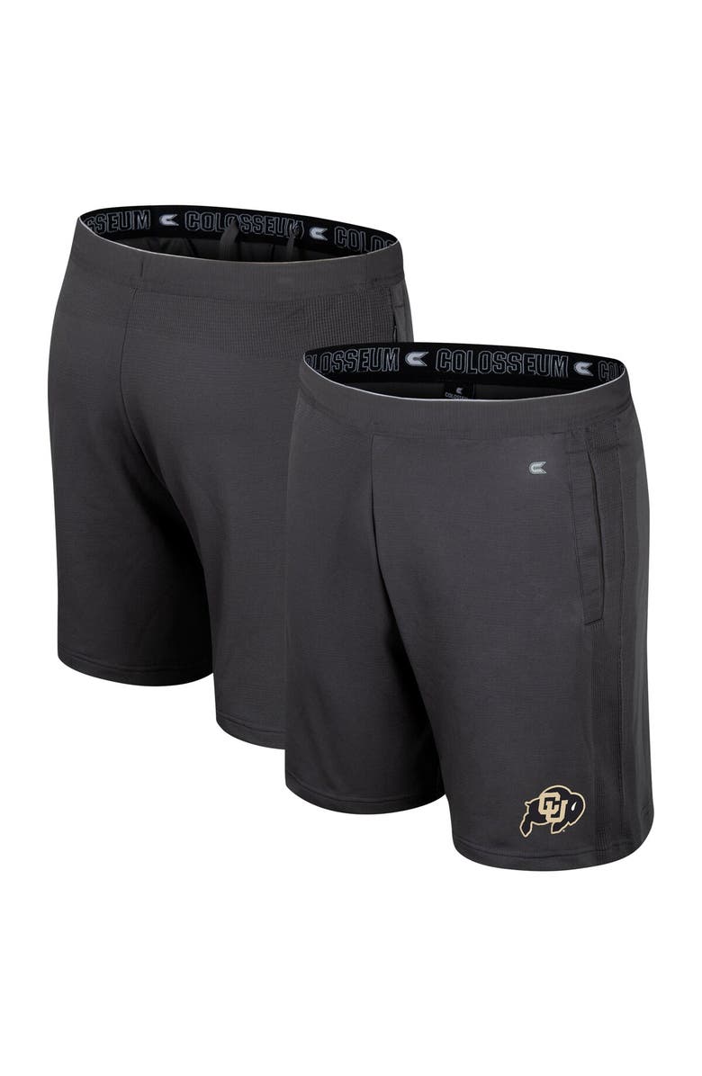 COLOSSEUM Men's Colosseum Charcoal Colorado Buffaloes Forget Shorts, Main, color, Charcoal