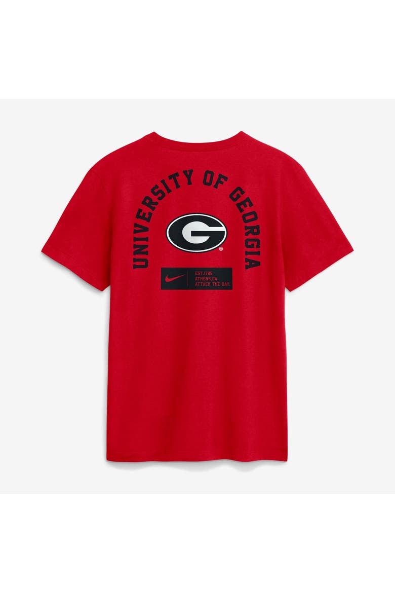 Men's Nike Red Georgia Bulldogs Primetime Crew T-Shirt, Alternate, color, Red