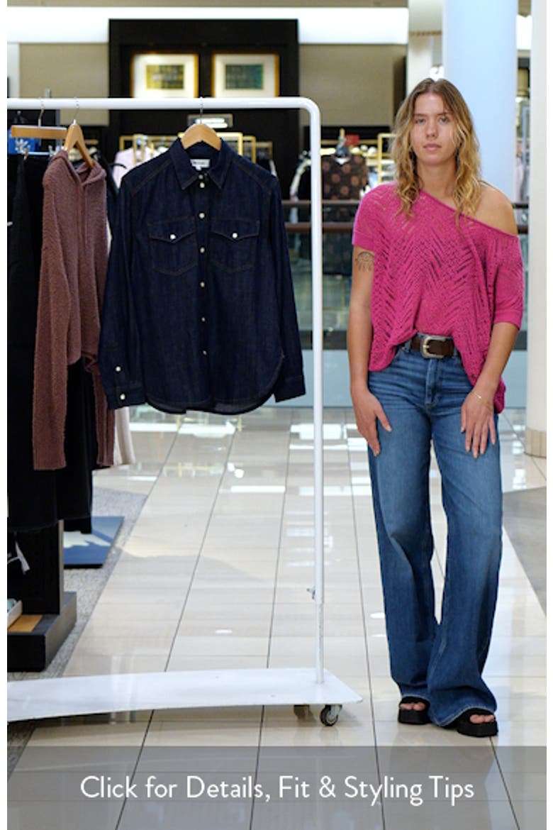 Western Oversize Denim Button-Up Shirt video