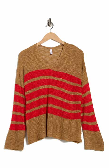 WISHLIST Stripe Long Sleeve Sweater