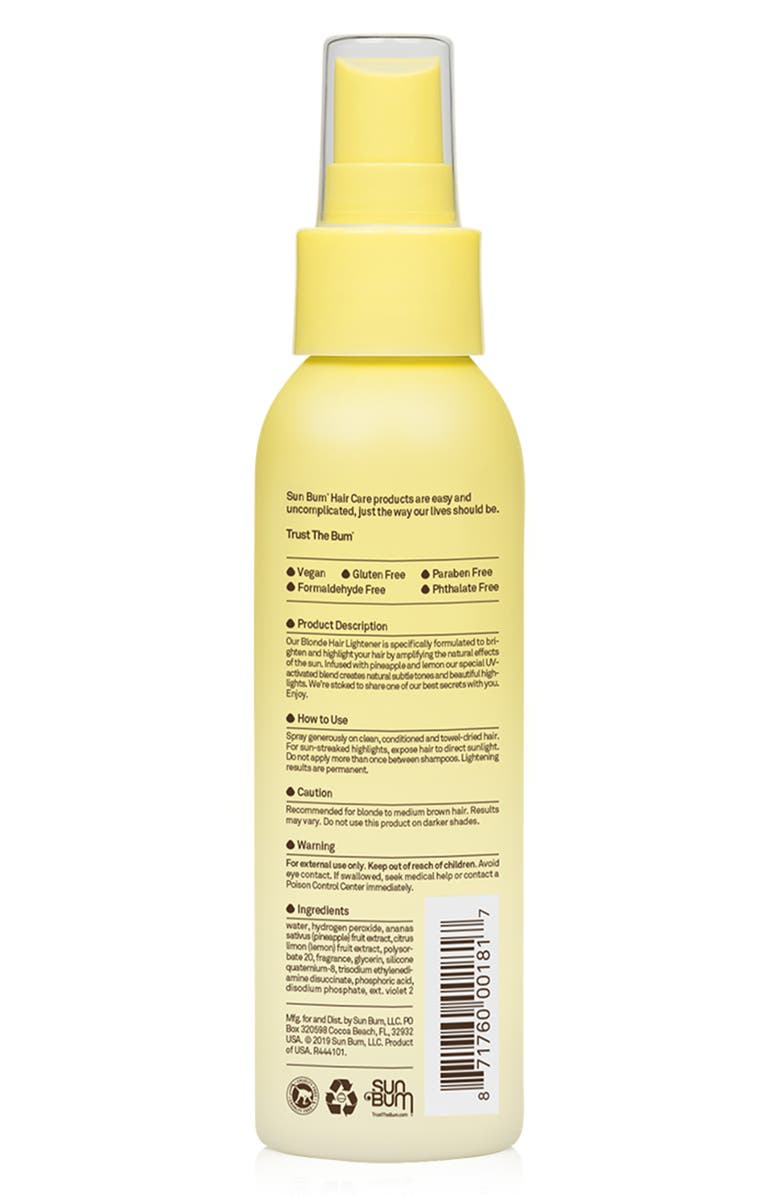 Sun Bum Blonde Hair Lightener - 4 oz., Alternate, color, 