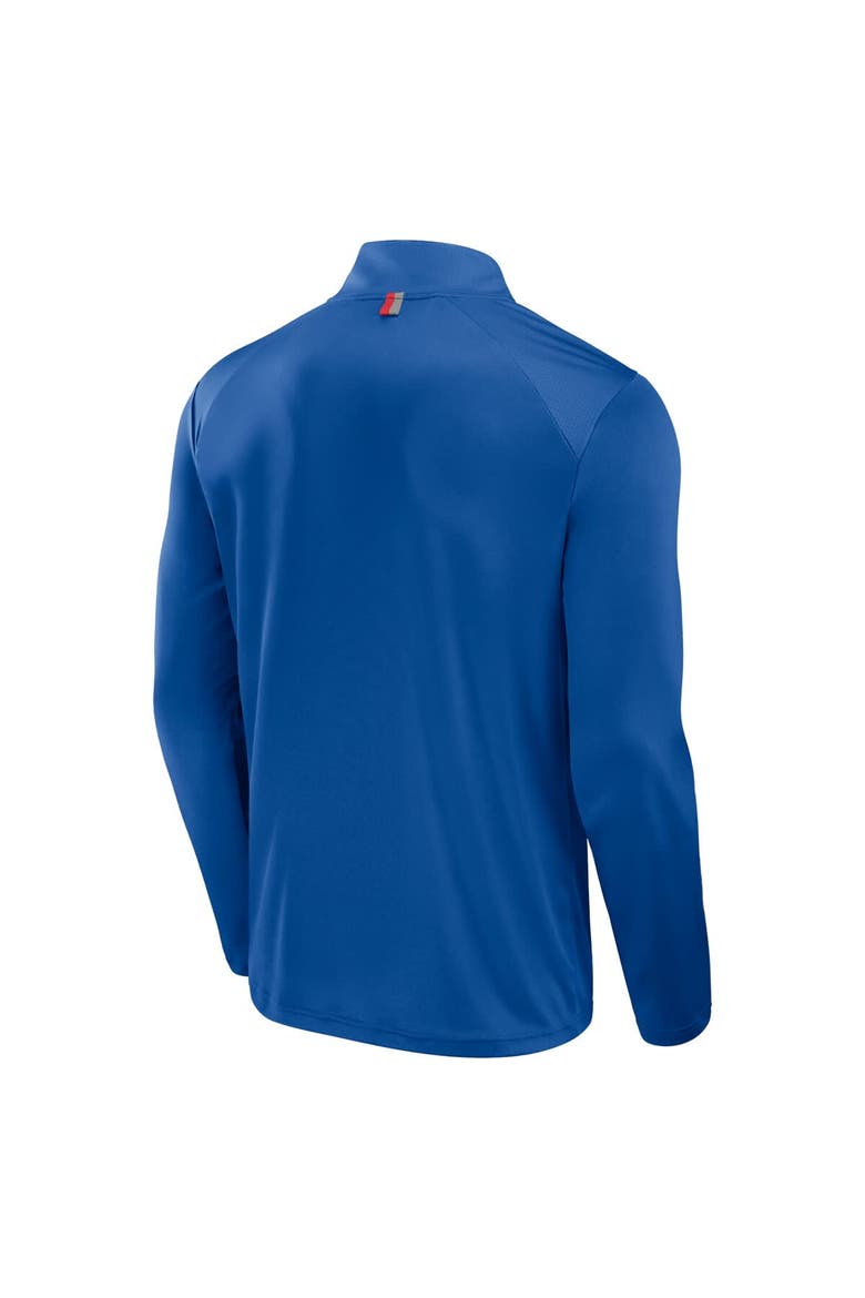 Men's Fanatics Royal Buffalo Bills Defender Long Sleeve Quarter-Zip Jacket, Alternate, color, Royal