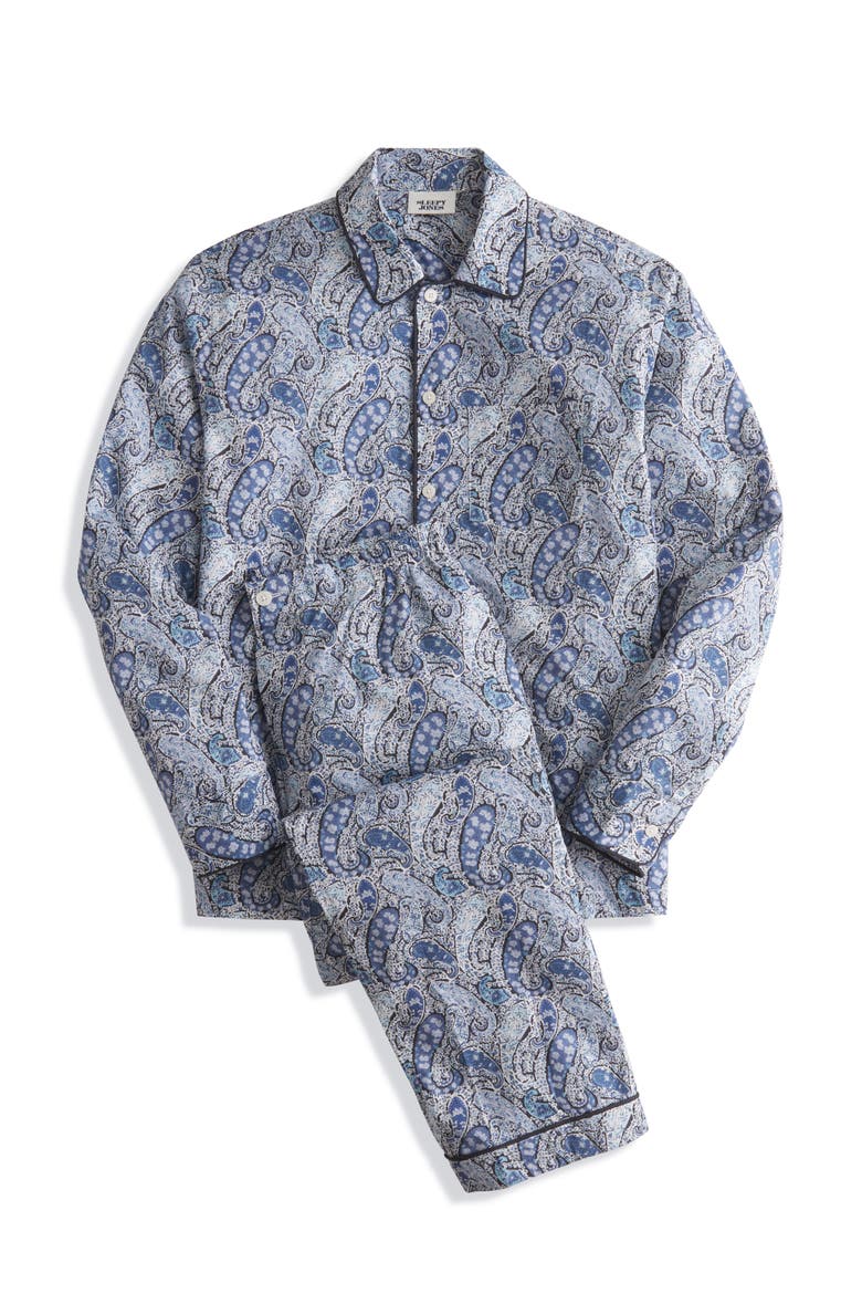 Henry Pajama Set in Liberty® Fabric, Alternate, color, Blue Liberty Bourton