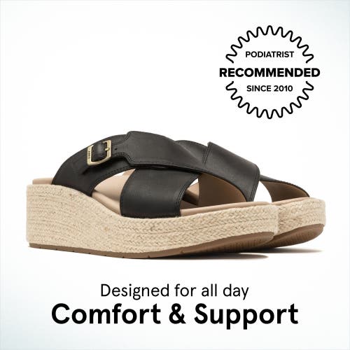 Abeo Solstice Cross Slide In Black - Regular