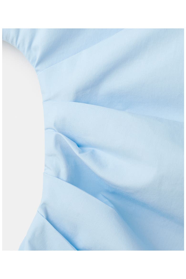Asymmetric Long Sleeve Woven Shirt, Alternate, color, BLUE