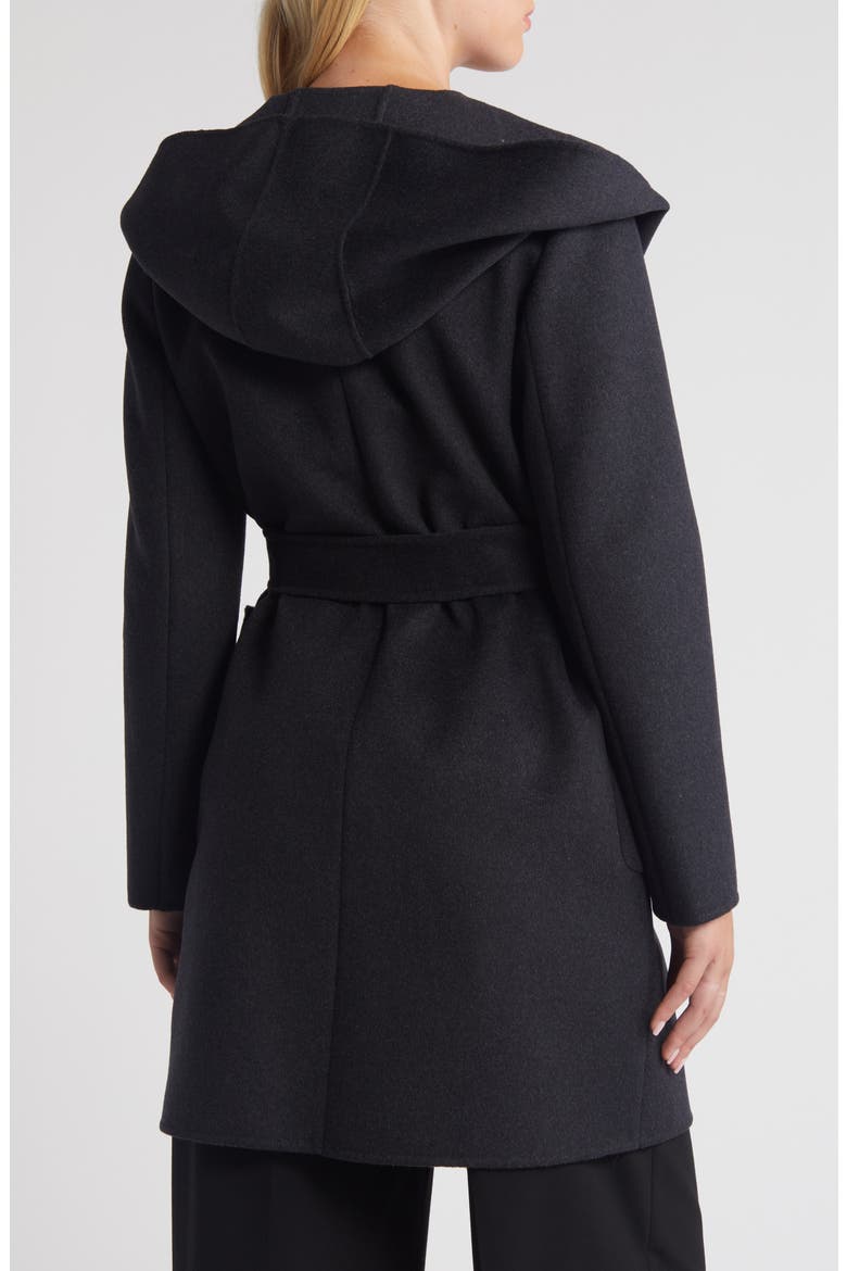 Hooded Wrap Coat, Alternate, color, CHARCOAL