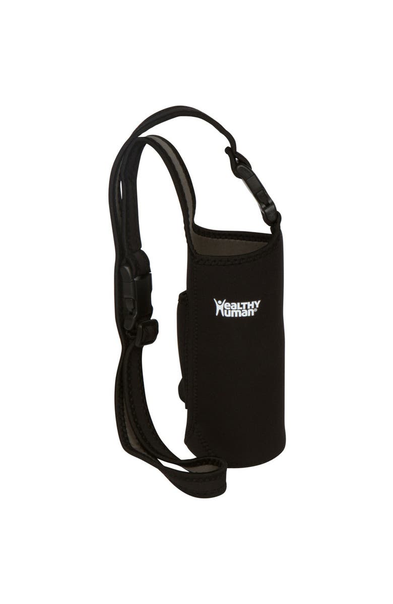 Healthy Human Water Bottle Take Me With U Sling, Main, color, Black