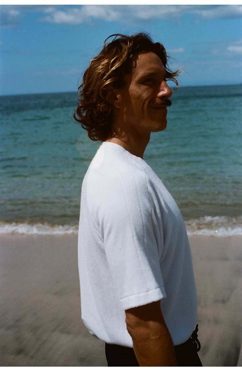 Tombolo Raglan Terry Tee, Alternate, color, White