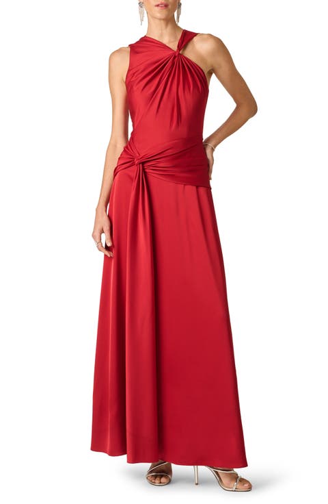 Satin Twist Gown