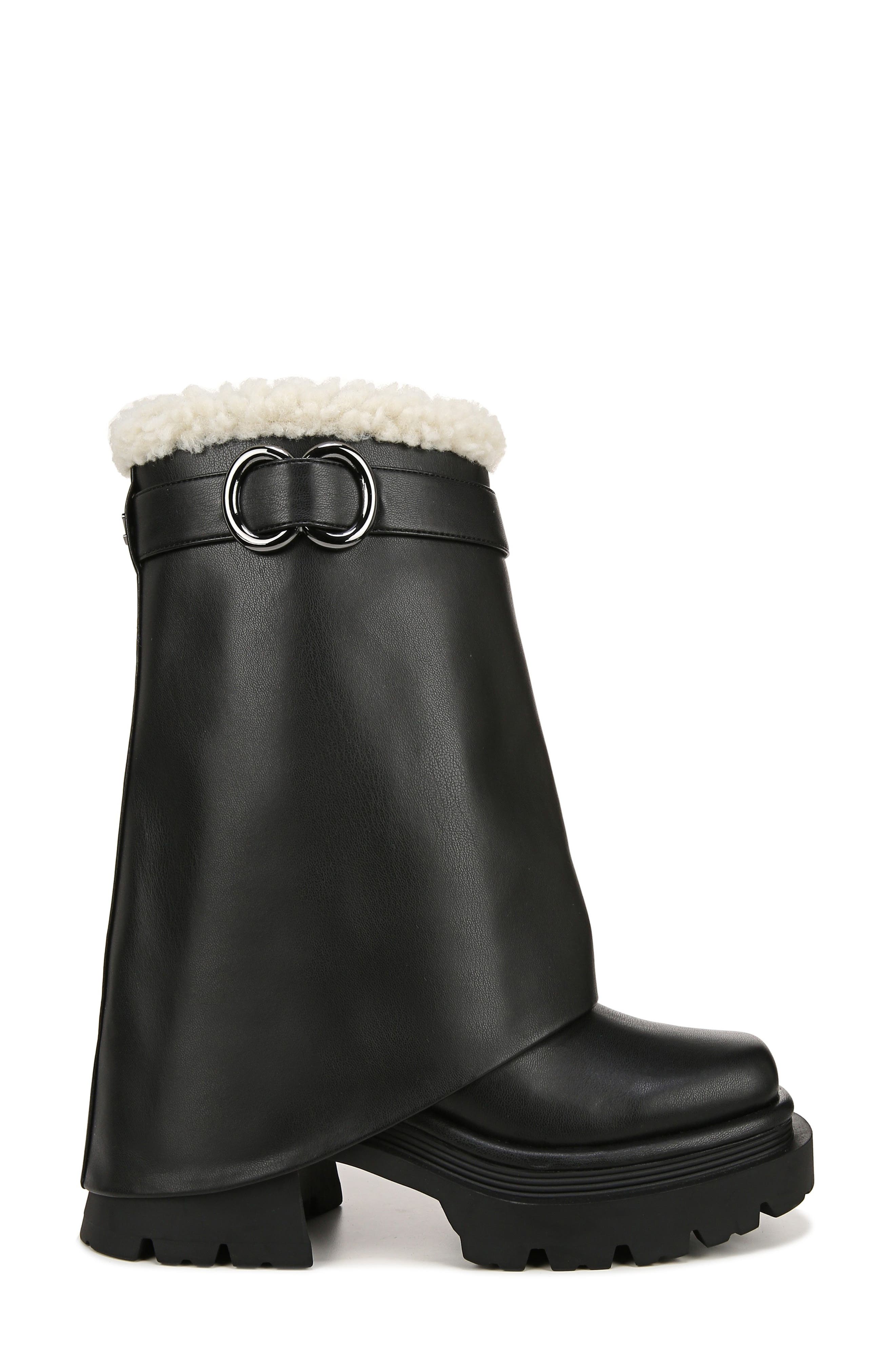 Circus NY by Sam Edelman Noah Faux Fur Trim Platform Boot, Alternate, color, 