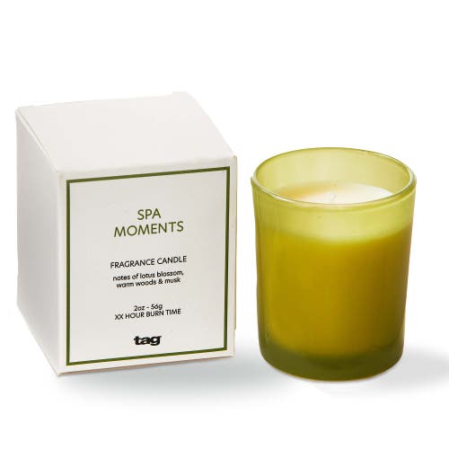 Tag Spa Moments Scented Votive Candle Everyday Green 7hr Burn In Green