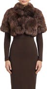 Lyla Grant Fur-Free Fox (Faux Fur) Short Bolero, Short Sleeves