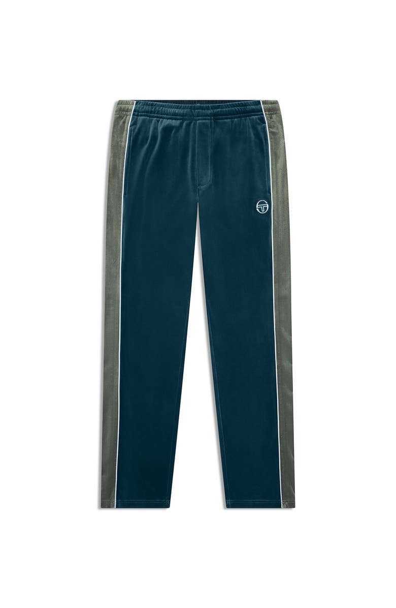 Sergio Tacchini Forato Velour Track Pant, Alternate, color, Mediterranea