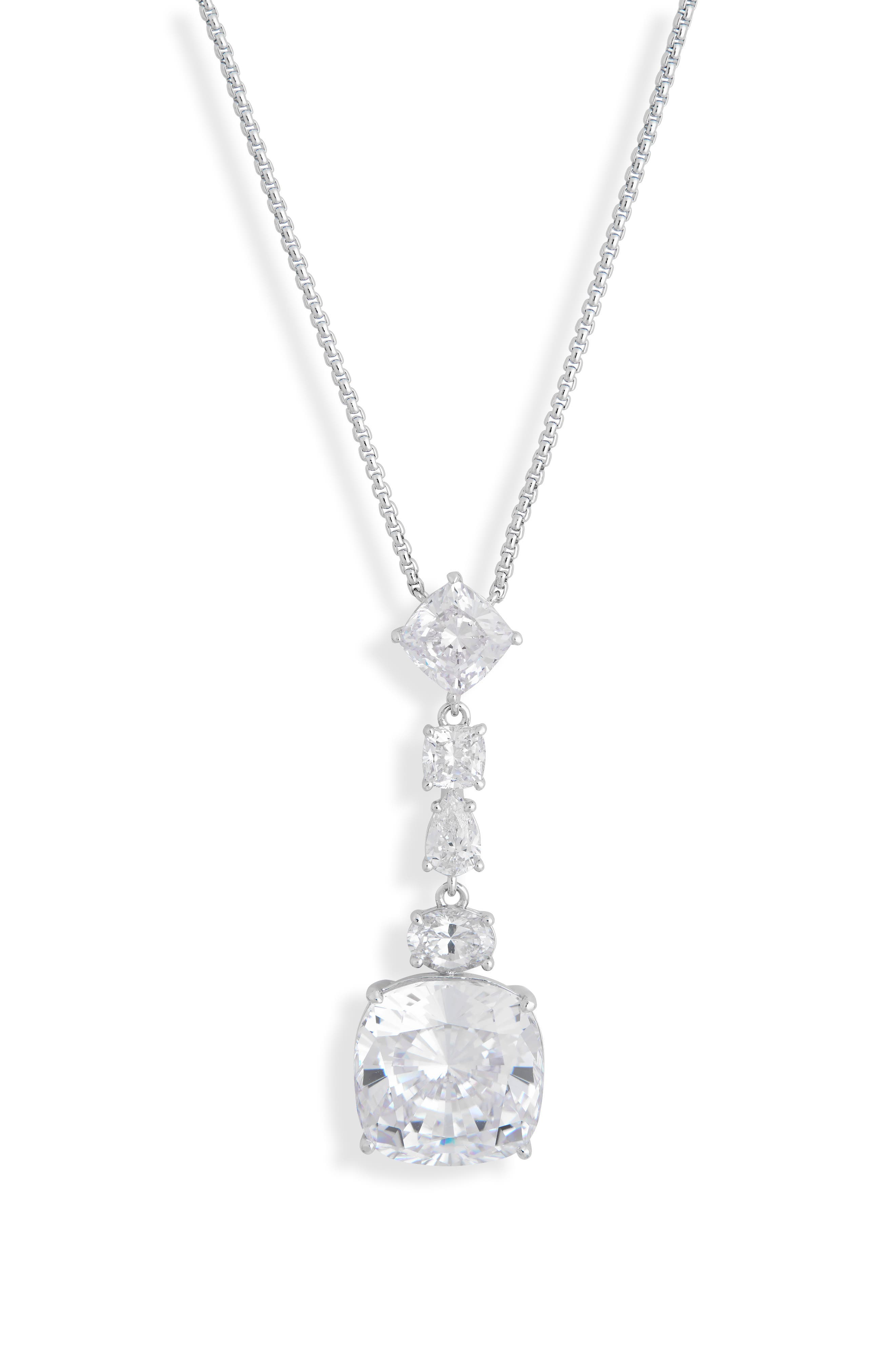Soleil Cubic Zirconia Y-Necklace