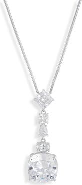 Nadri Soleil Cubic Zirconia Y-Necklace