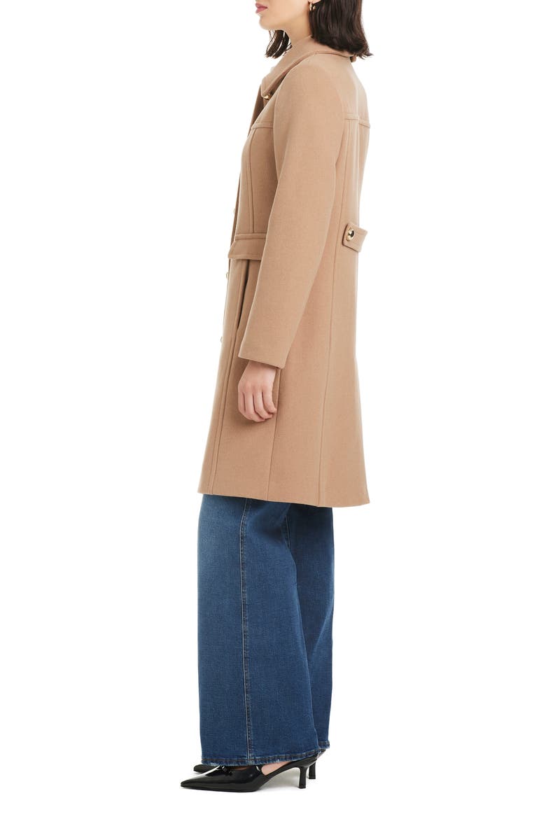 a-line wool blend coat, Alternate, color, VICUNA