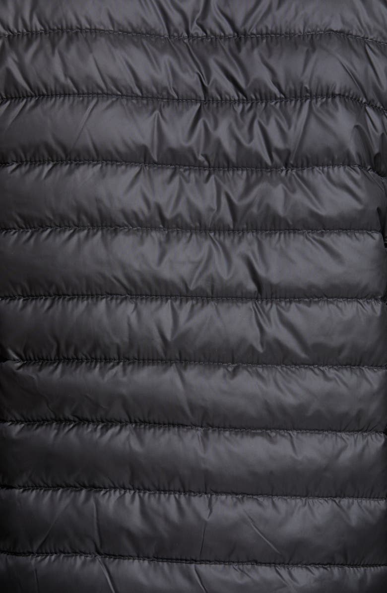 Moncler Quilted Down & Wool Short Jacket, Alternate, color, 