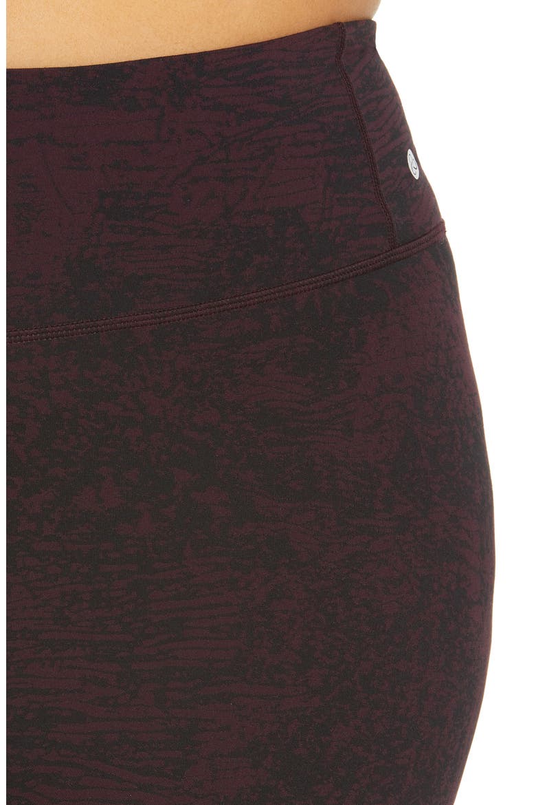Jacquard High Waist Ankle Leggings, Alternate, color, PURPLE NEBULA BASALT JACQUARD