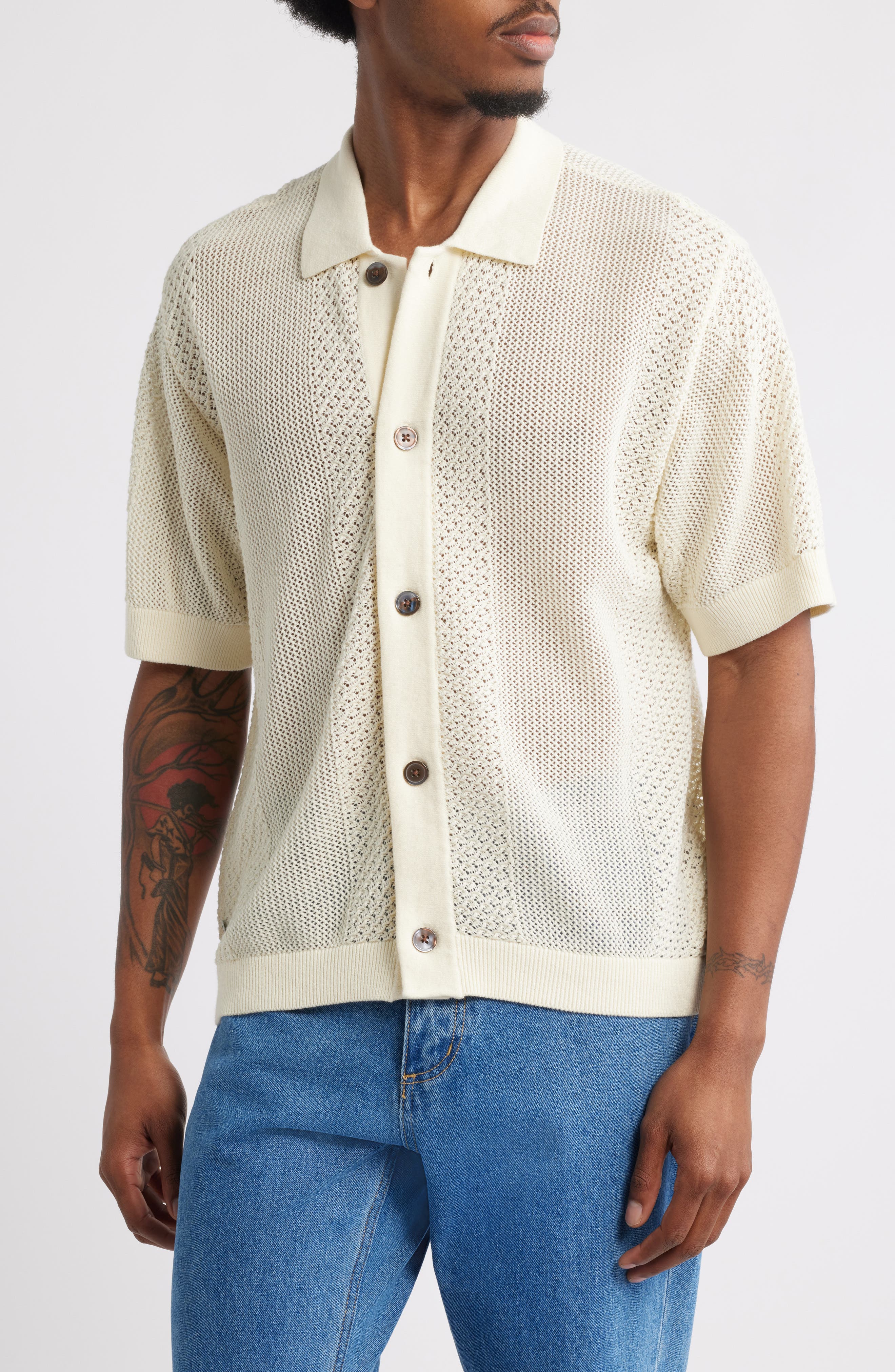 Obey Evan Short Sleeve Cardigan