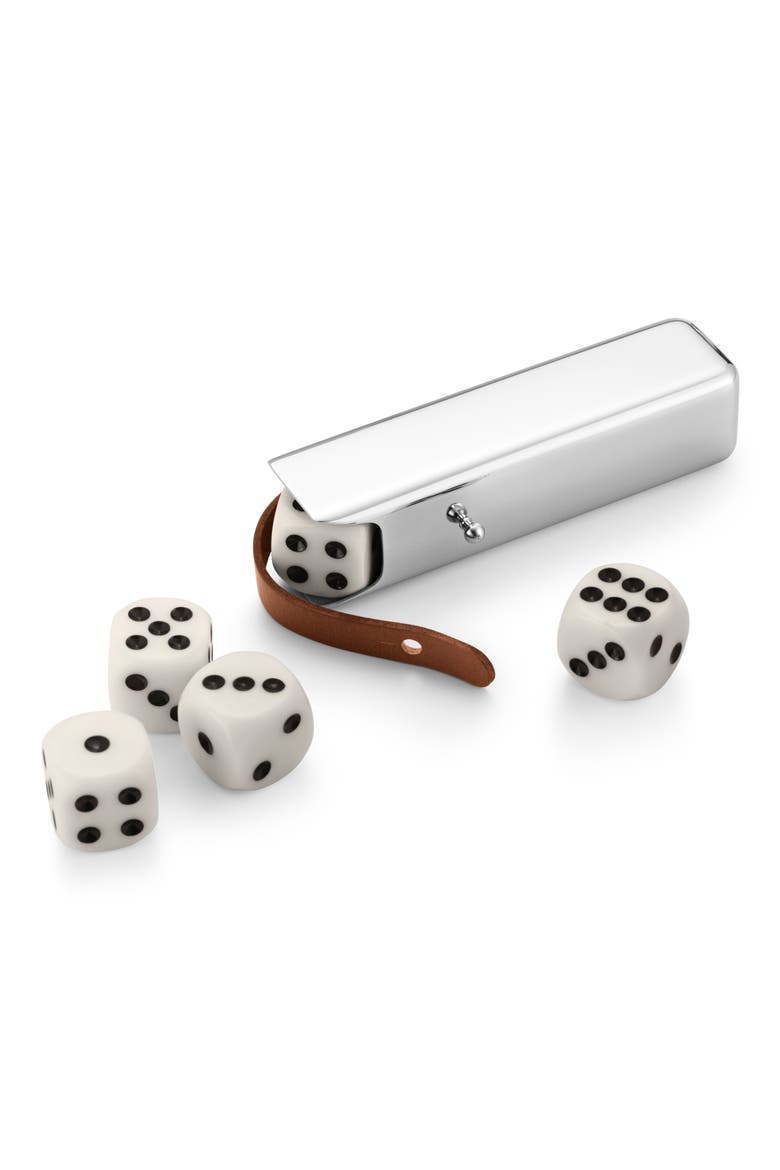 SKY Travel Dice Cup & Dice, Alternate, color, STAINLESS STEEL