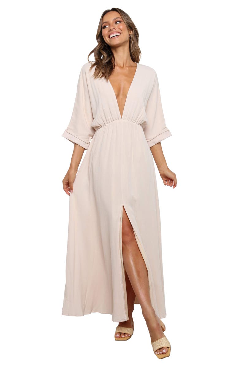 Petal & Pup Bayview Slit Maxi Dress, Alternate, color, 