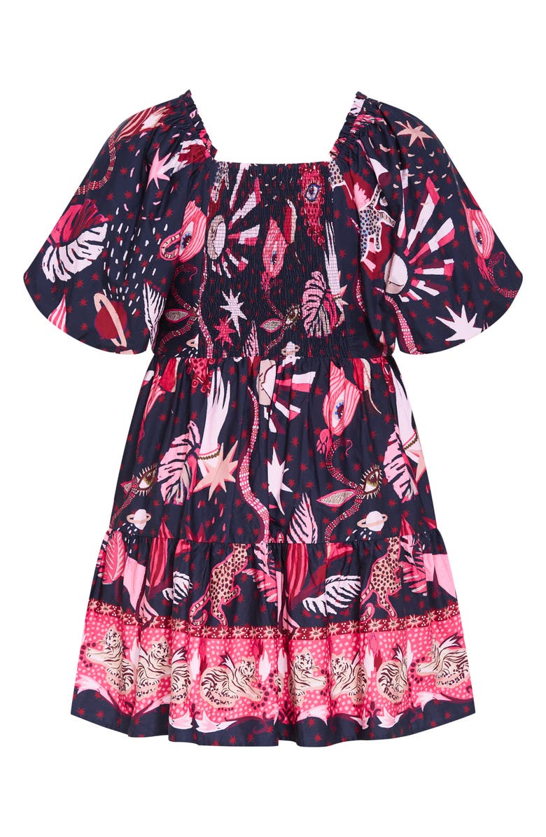 City Chic Simono Fit & Flare Minidress, Alternate, color, Calista Dark