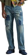 Polo Ralph Lauren Patchwork Straight Leg Denim Jeans