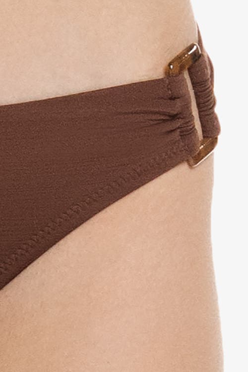 Helen Jon Tortoise Hipster In Textured Chocolate Brown