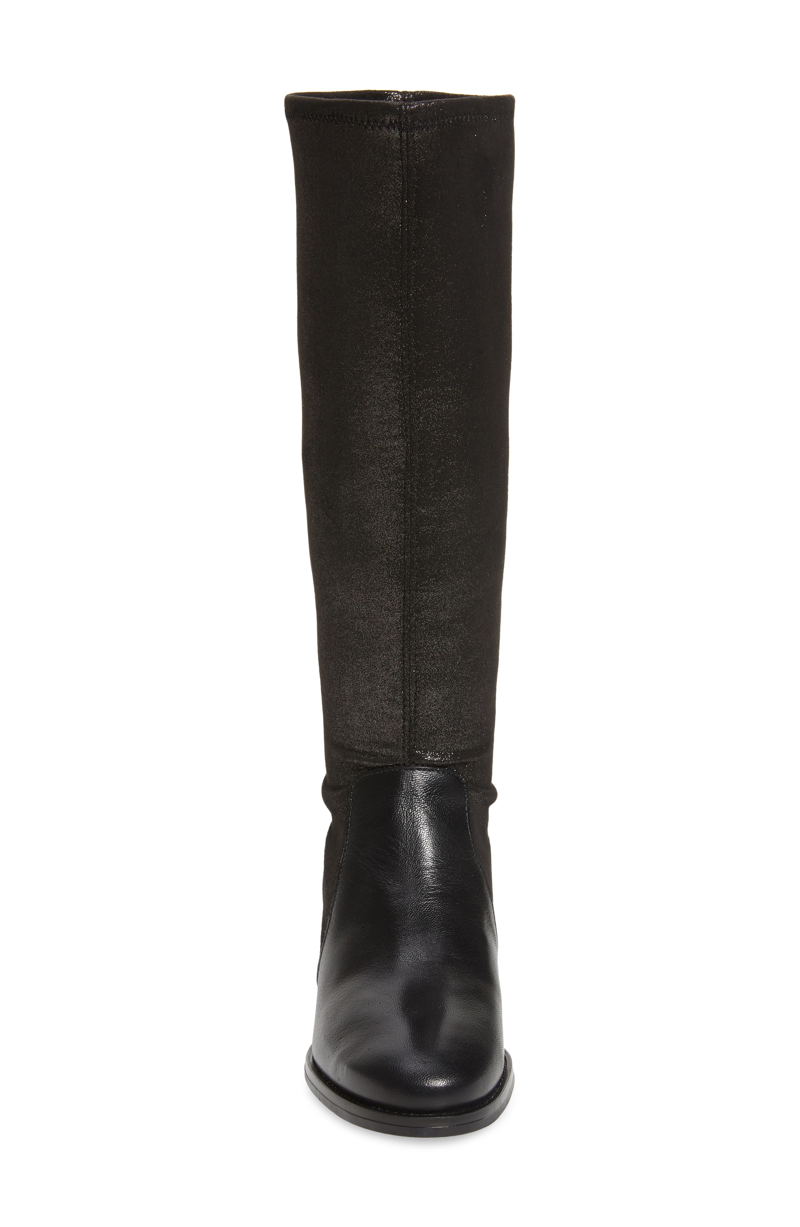 Java Waterproof Tall Boot, Alternate, color, BLACK LEATHER