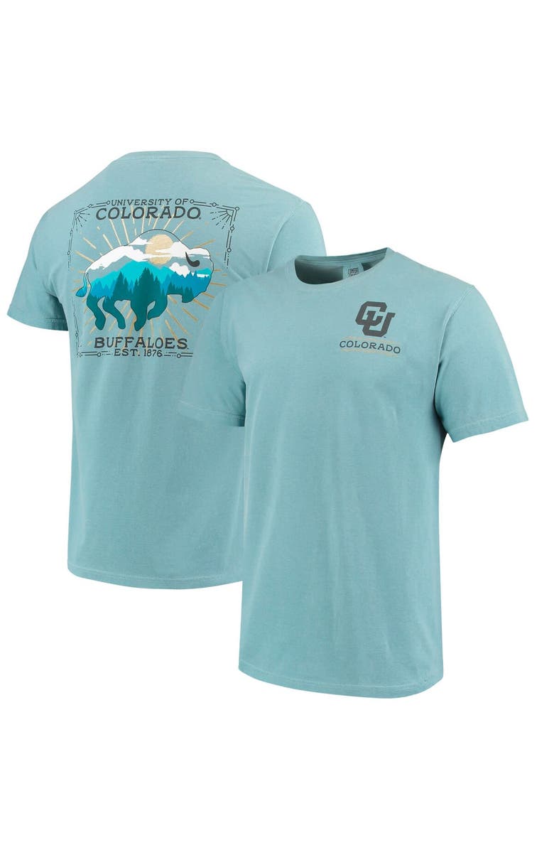 IMAGE ONE Men's Blue Colorado Buffaloes State Local Comfort Colors T-Shirt, Main, color, 
